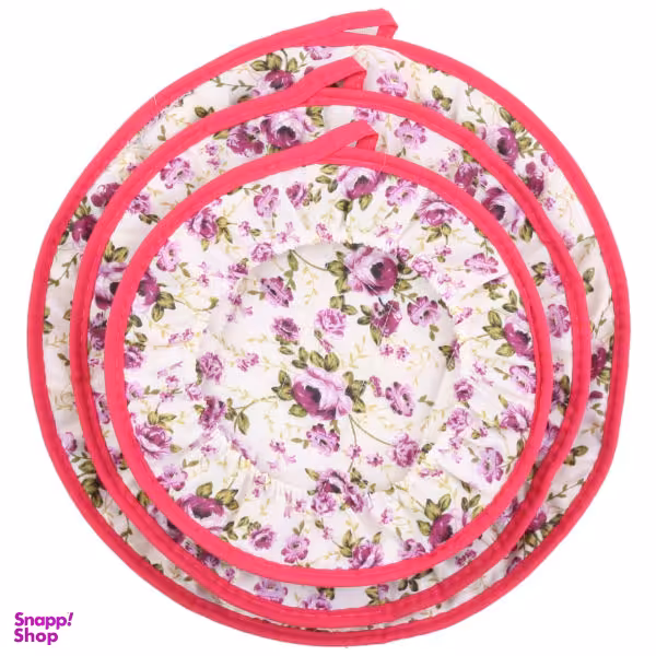 ست دم کنی 3 تکه طرح گلریز کد PJ-15