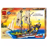 ساختنی کشتی دزدان دریایی انلایتن مدل 307 تعداد 590 قطعه