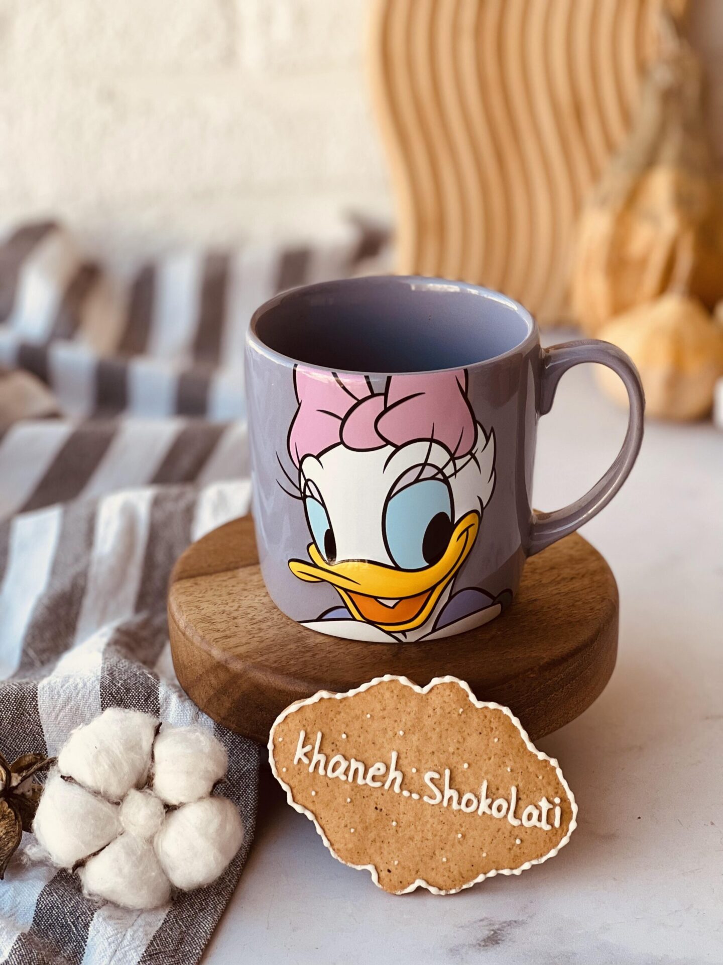 ماگ اورجینال اردک دختر و پسر طرح برجسته دیزنی