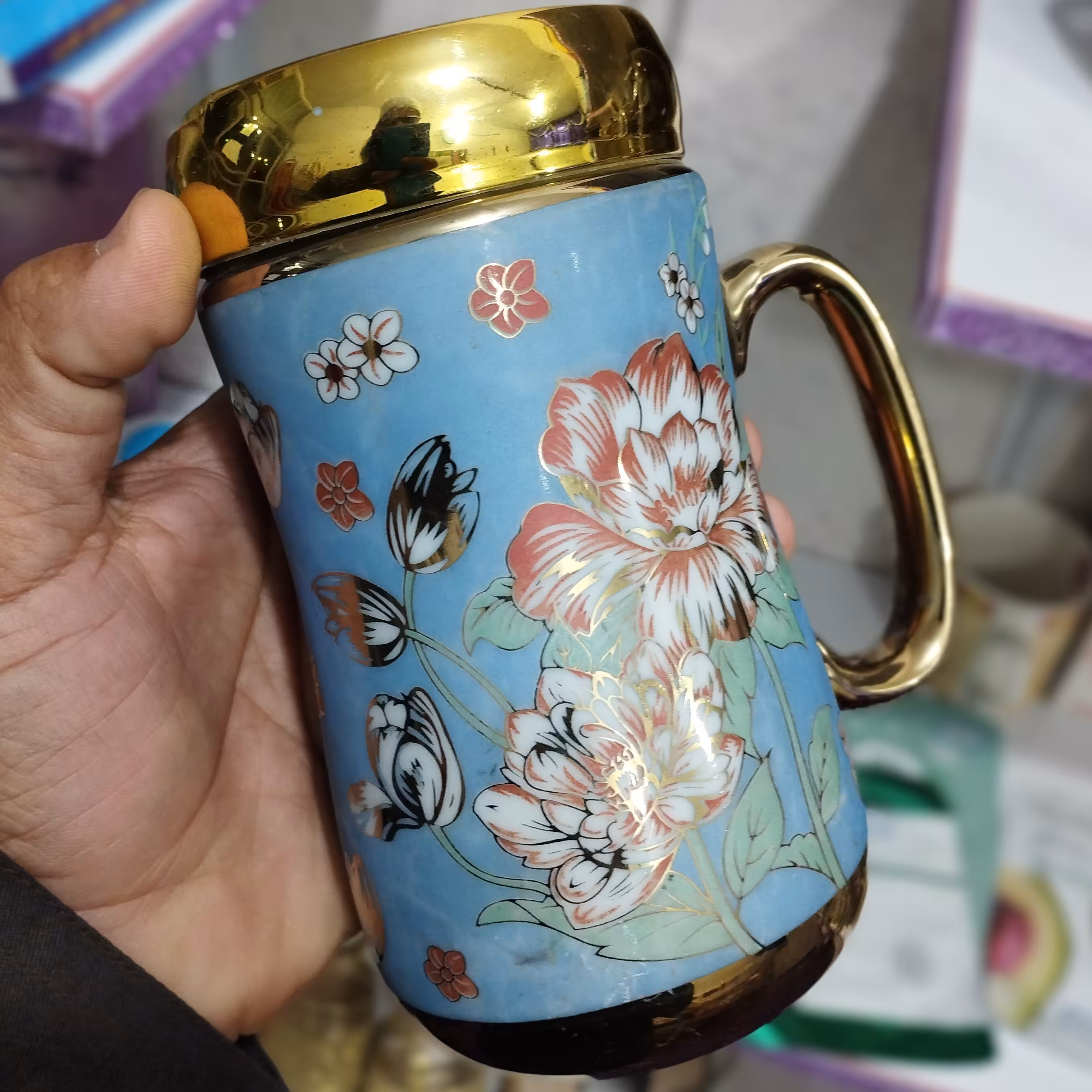 ماگ چینی اینه دار