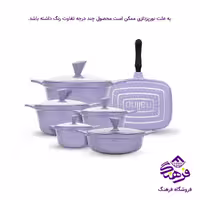 سرویس قابلمه 12پارچه گرانیت Elita بنفش نالینو