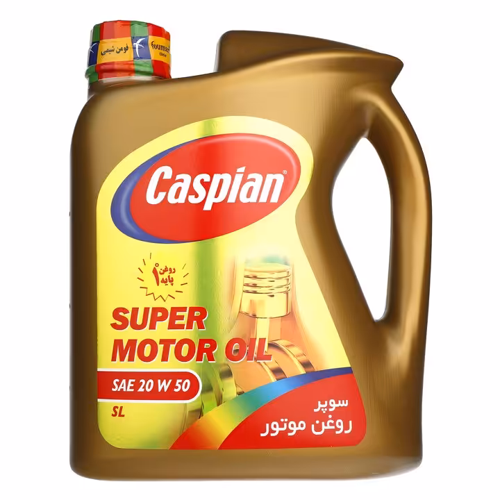 روغن موتور خودرو کاسپین مدل 20W-50 SL حجم 4 لیتر