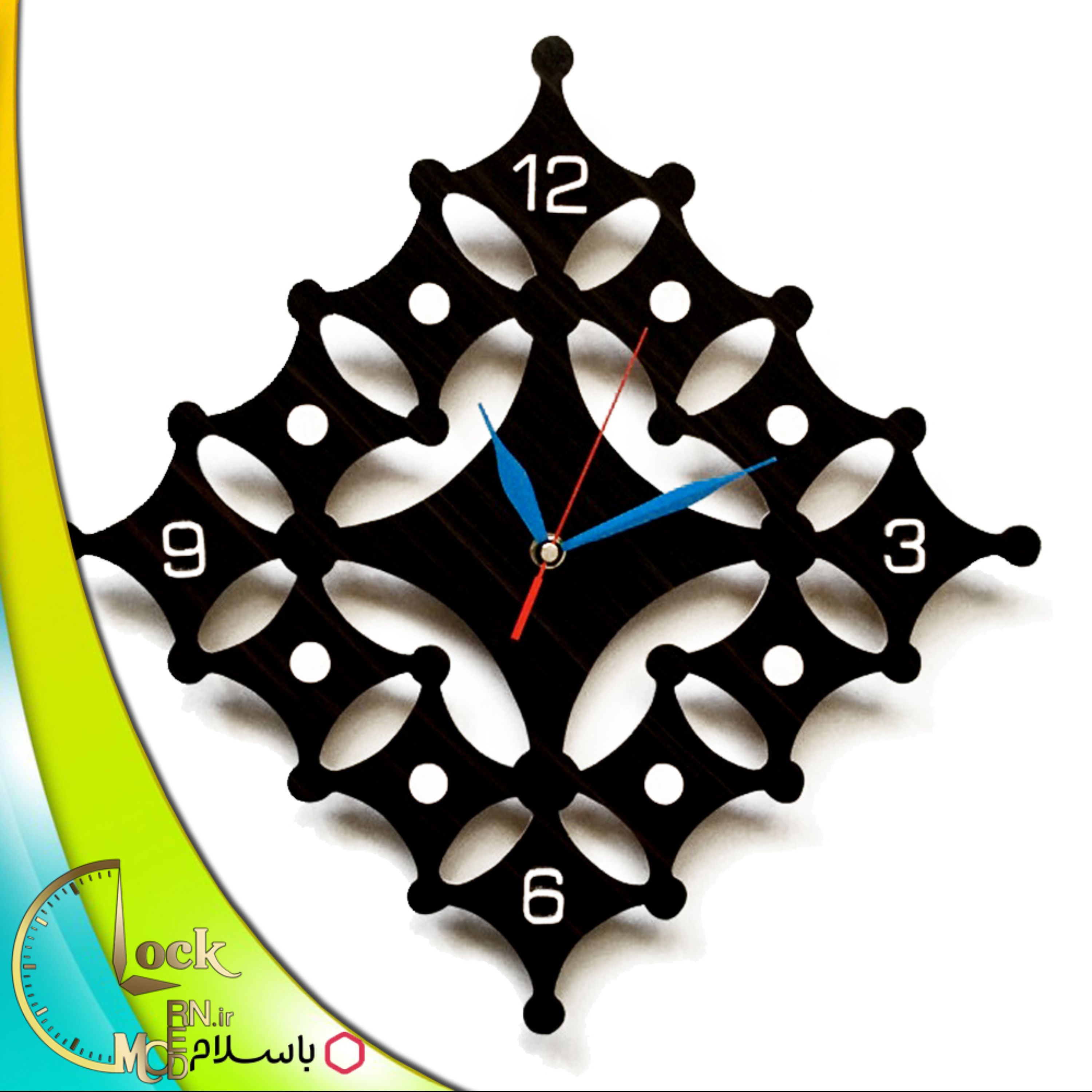 ساعت دیواری طرح فانتزی کد 342