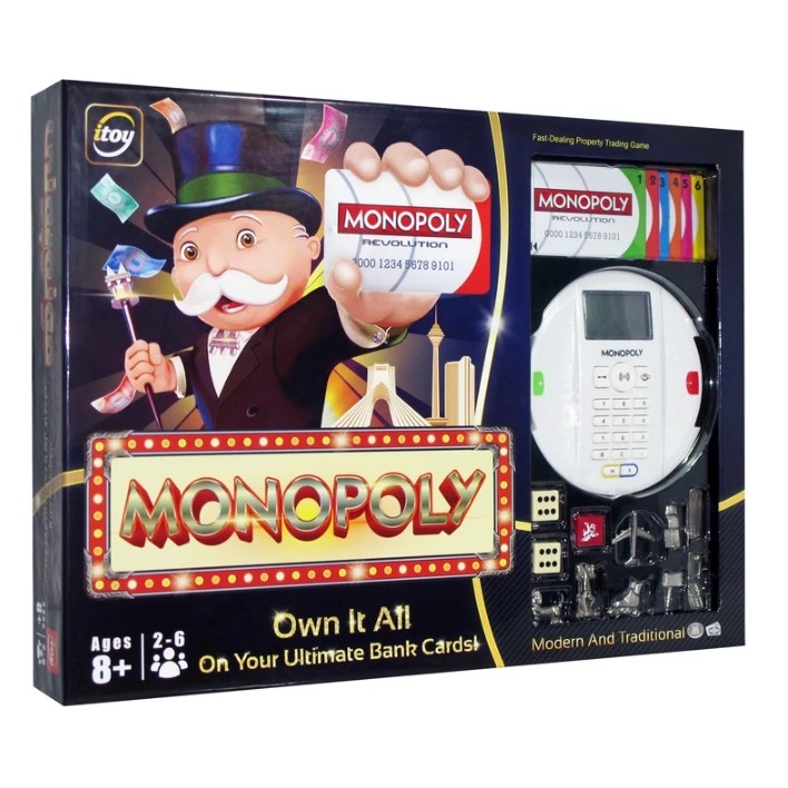 بازی فکری آی توی مدل مونوپولی کارت خوان دار