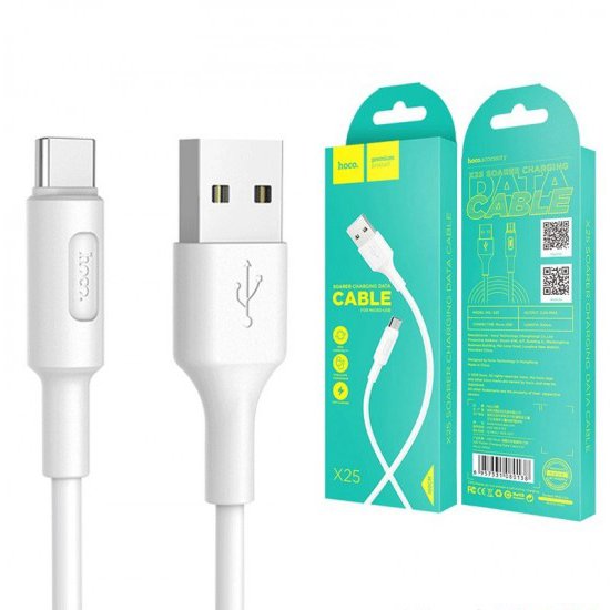 کابل آیفون (lightning) طول 1 متر هوکو (hoco) مدل X25

