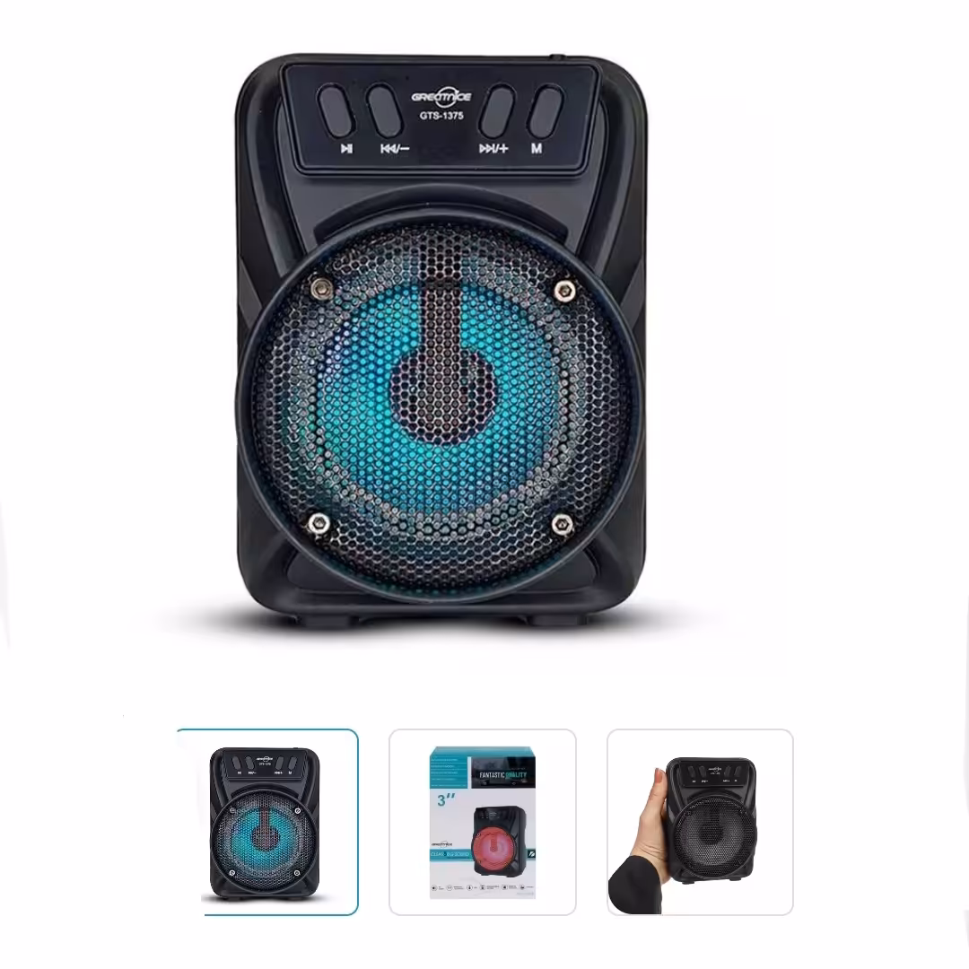 مینی اسپیکر گریت نایس مدل GTS-1375 بلوتوثی با رقص نور(زاهدان انلاین)