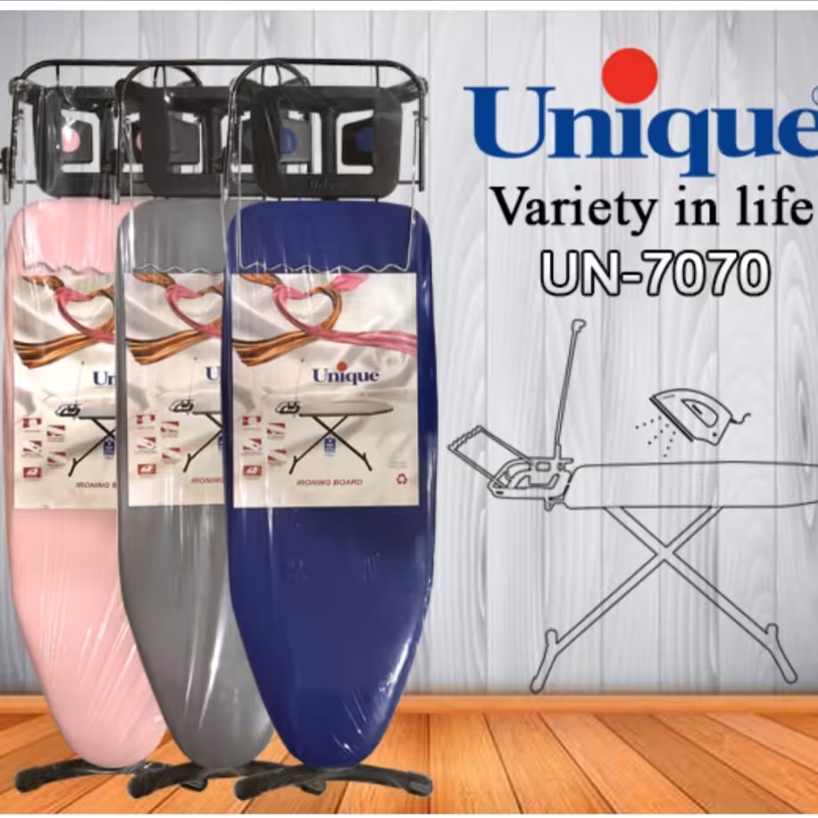 میز اتو ایستاده فلزی پریزدار یونیک کد UN-7070(ارسال رایگان)