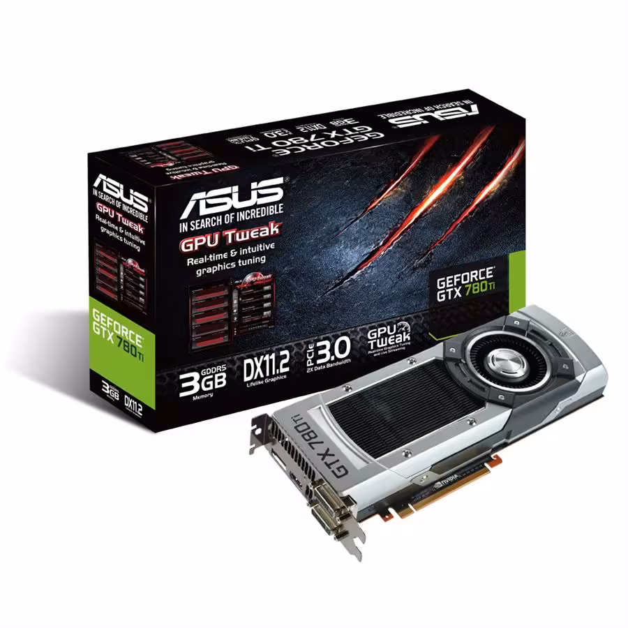 کارت گرافیک ایسوس جی تی ایکس 780 تی آی با قابلیت اورکلاک