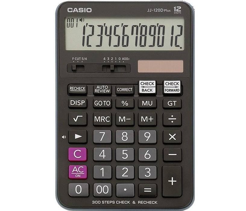 ماشین حساب کاسیو مدل JJ-120D Plus