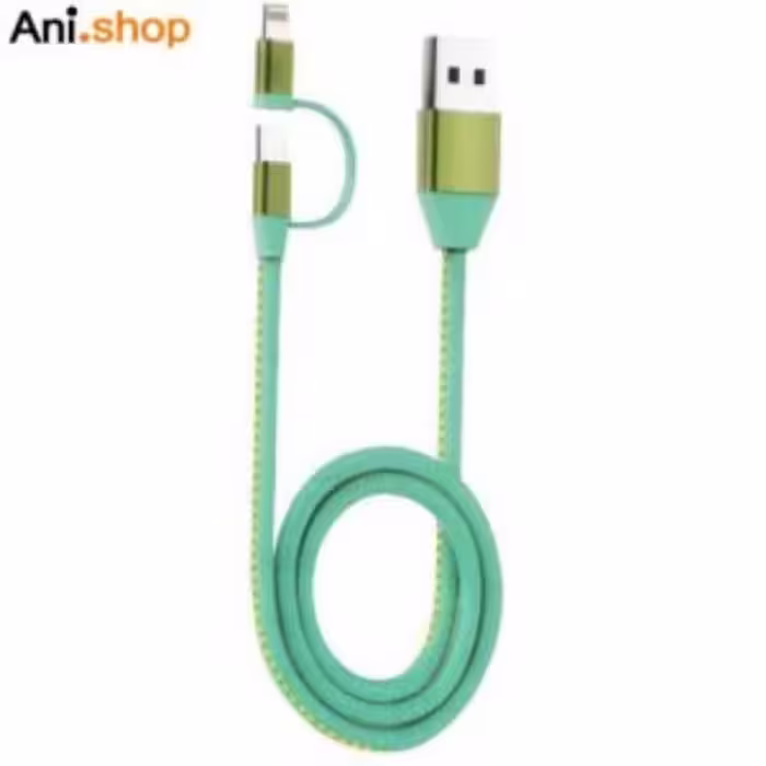 کابل تبدیل USB به لایتنینگ و MicroUSB تسکو مدل TC A101 طول 1 متر