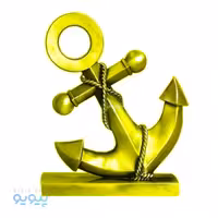 ماکت دکوری فلزی طرح لنگر