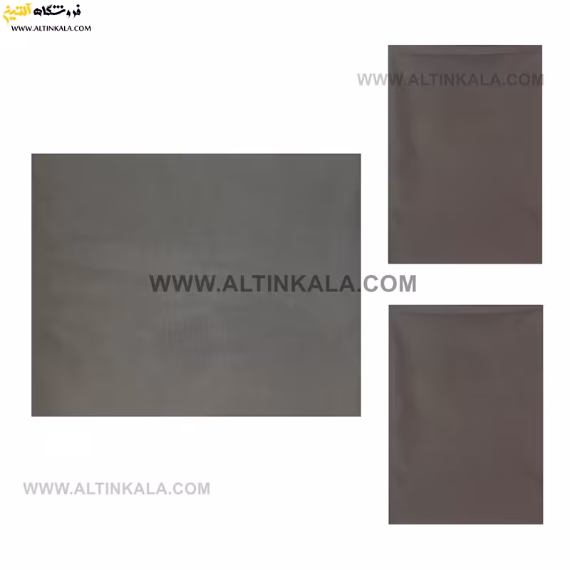 سرویس ملحفه کشدوز دونفره سه تکه 160×200 ساده رنگ نوک مدادی