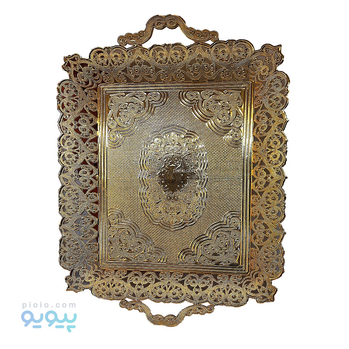 سینی مدل طلایی ساده