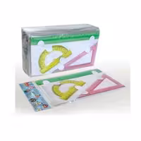 خط کش ست سه تیکه ژله ای