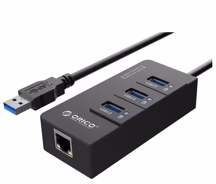 هاب یو اس بی اریکو USB 3.0 به همراه پورت LAN مدل HR01-U3