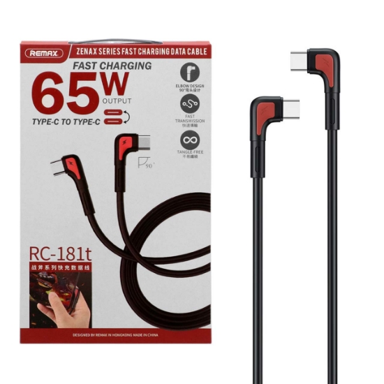 کابل تبدیلUSB-C به USB-C ریمکس مدل RC-181t طول 1 متر