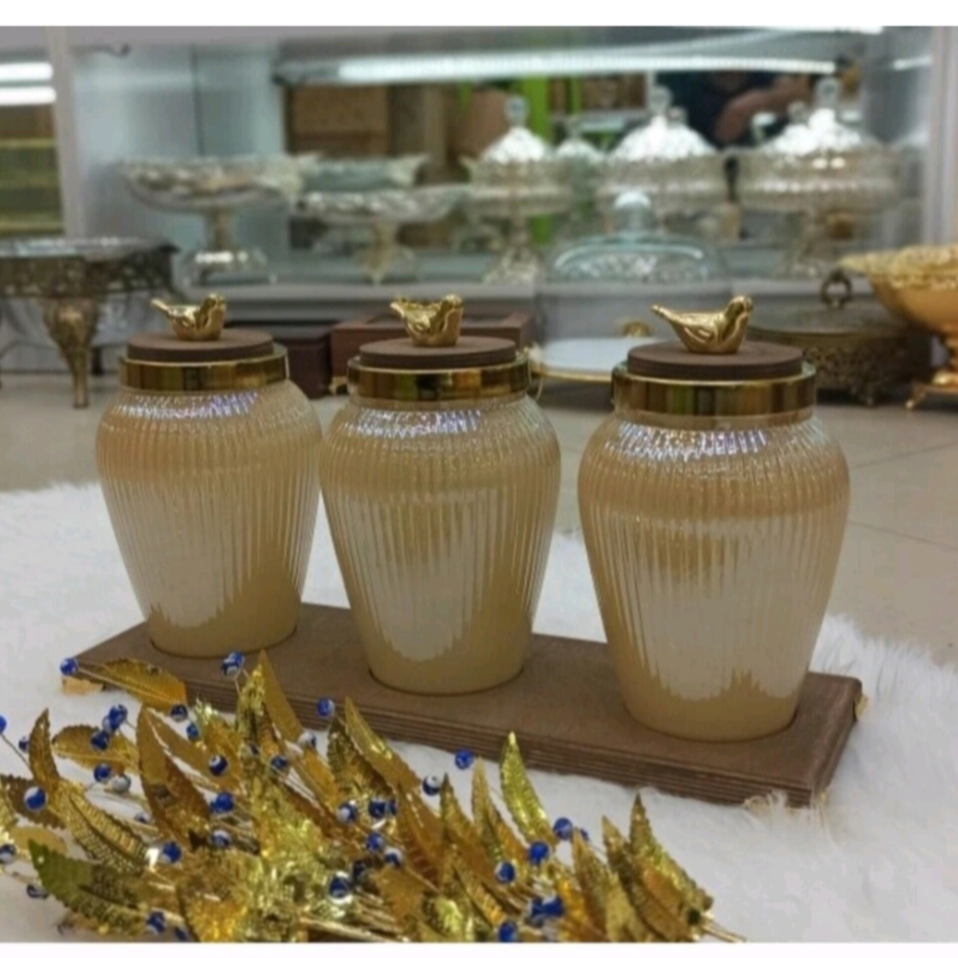 پاسماوری سه تایی گنجشکی با شیشه کروم با طراحی جدید و خاص