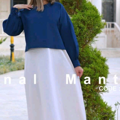مانتو بلند دوتکه زنانه