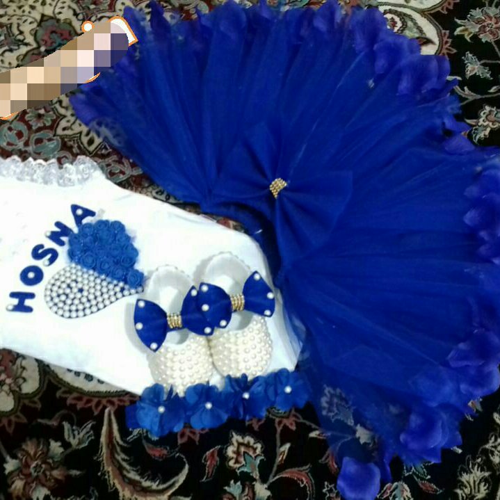 ست قلب آبی کاربنی