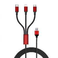 کابل تبدیل سه کاره وایکینگز مدل Pro Cable طول 1 متر