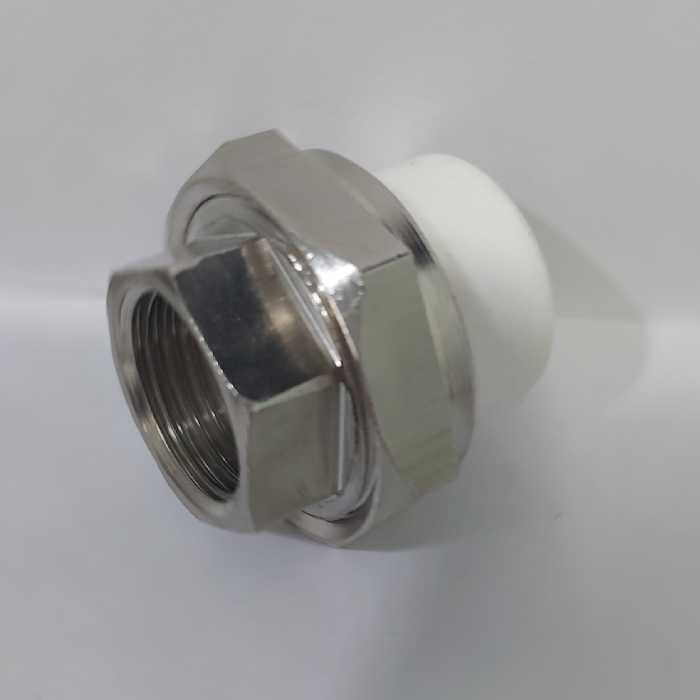 مهره ماسره یکسر جوش سایز   20  بسته 30 عددی رنگ سفید و کرم از جنس پلی پروپیلن و برنجی