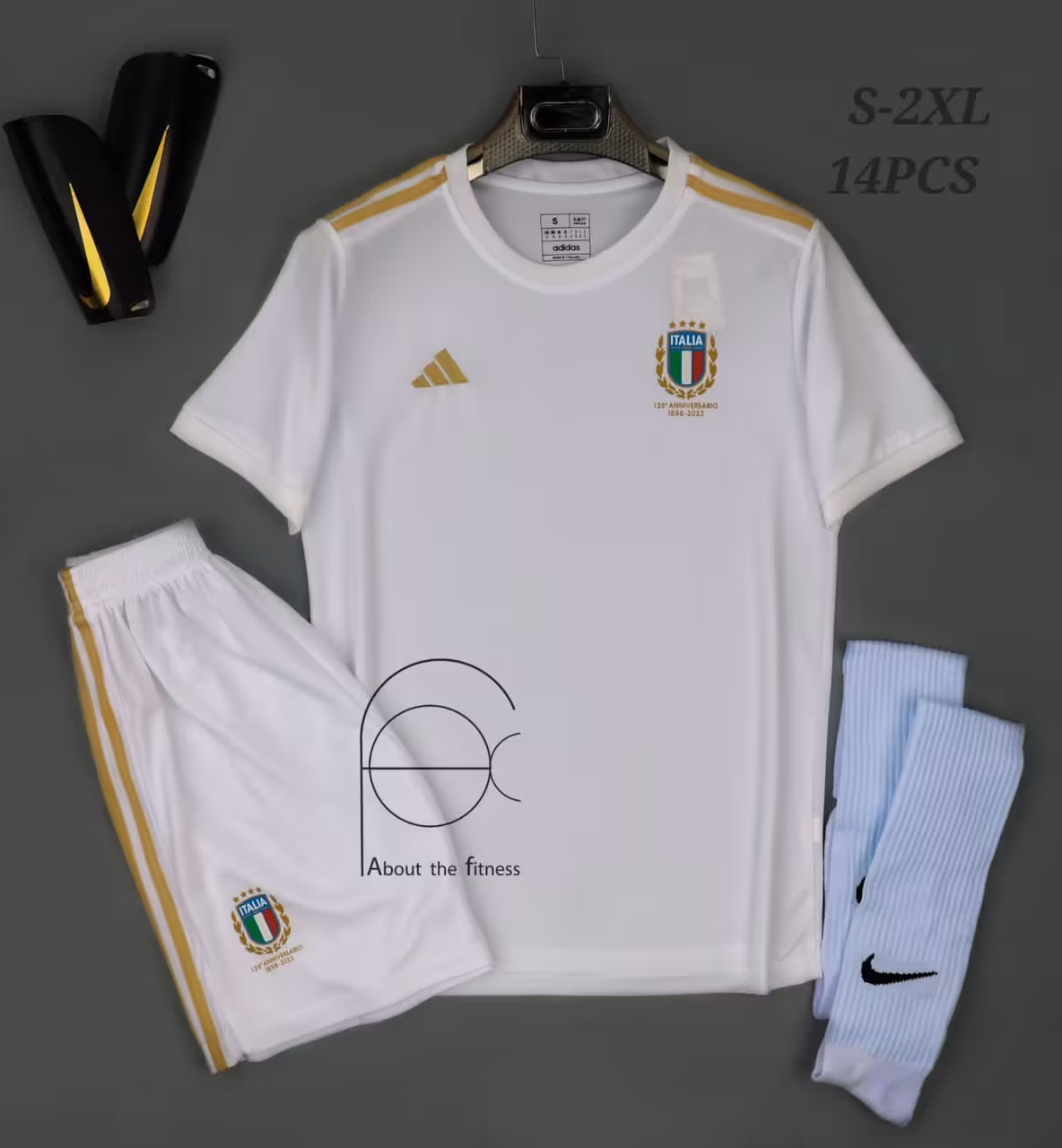 کیت تیم ملی فوتبال ایتالیا کانسپت 125 سالگی (پیراهن شورت) ورژن هواداری
