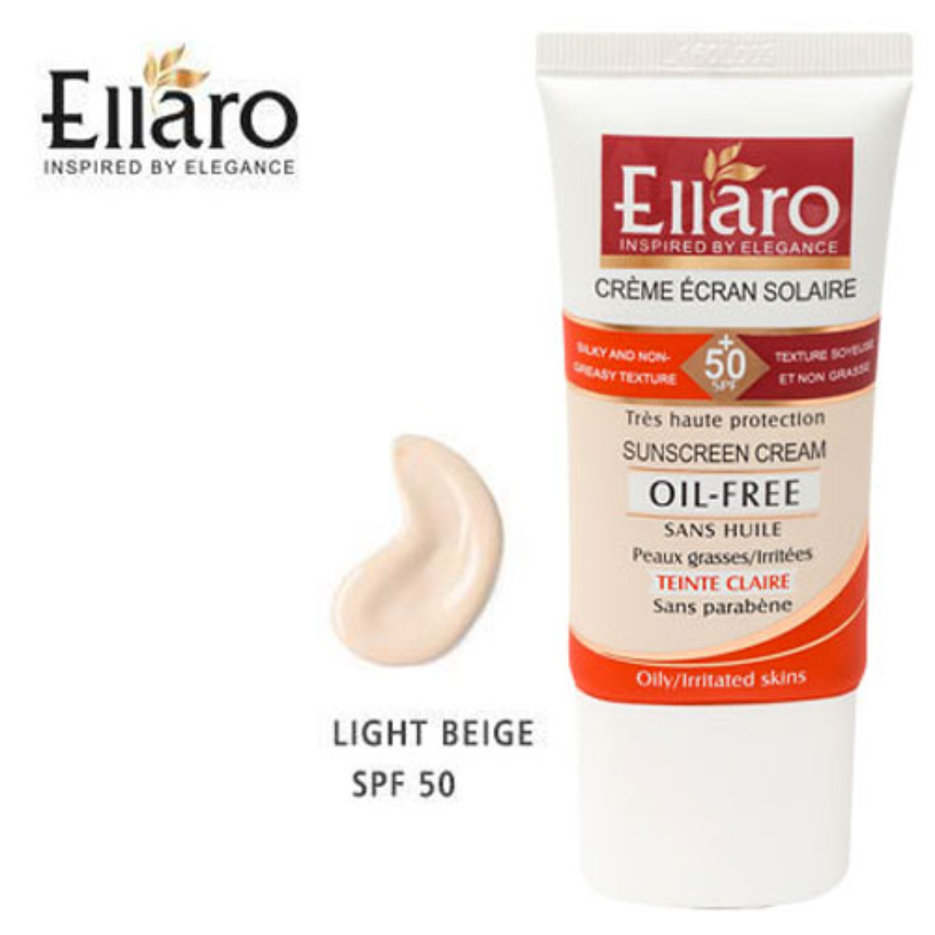 کرم ضد آفتاب الارو رنگ بژ روشن Spf50