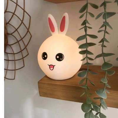 چراغ خواب نرمالو سیلیکونی مدل خرگوش
