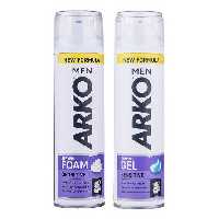 فوم اصلاح آرکو مدل Sensitive حجم 200 میلی لیتر به همراه ژل اصلاح آرکو مدل Sensitive