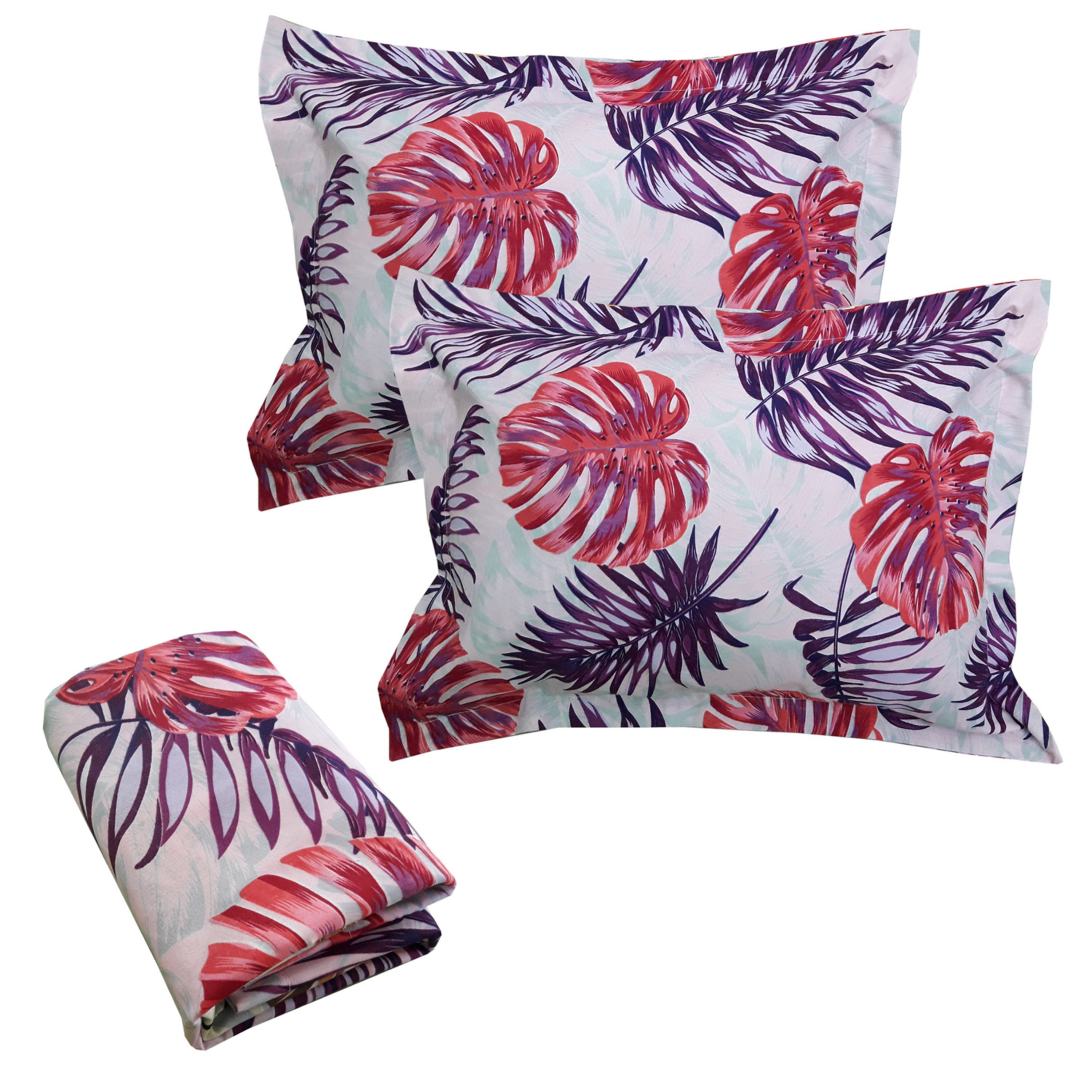 سرویس ملحفه سندس مدل هاوایی دونفره 3 تکه