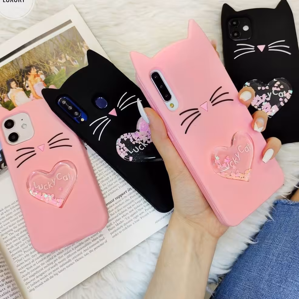 کاور فانتزی (گربه ای) برای گوشی های سامسونگ و شیائومی