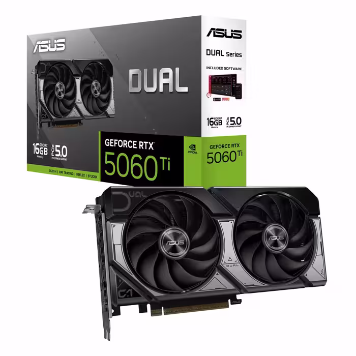 کارت گرافیک ایسوس مدل Dual GeForce RTX 5060 Ti 16GB GDDR7