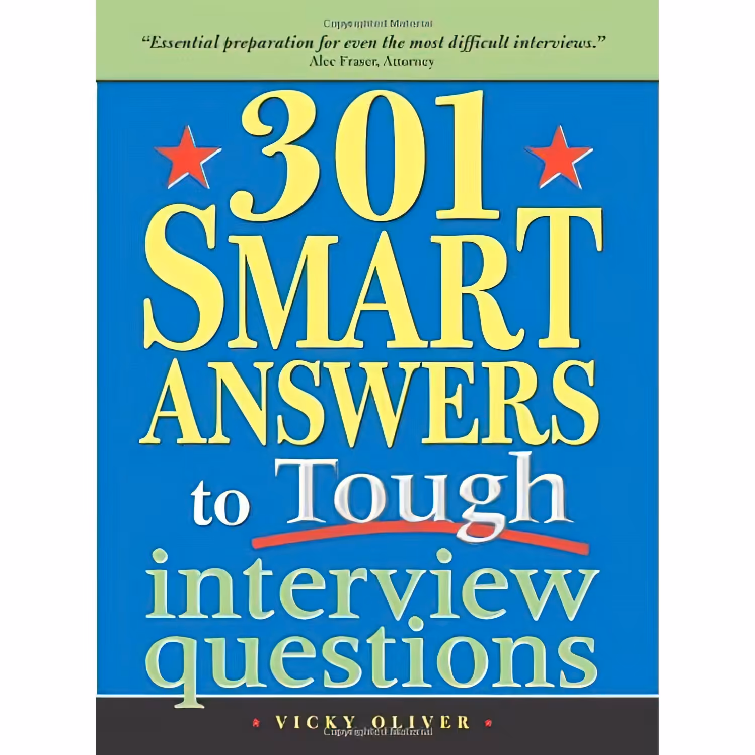 کتاب زبان اصلی  Smart Answers to Tough Interview Questions اثر Vicky Oliver