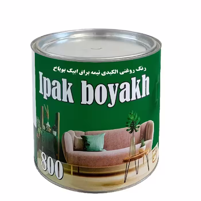 رنگ روغنی الکیدی سفید نیمه براق استاندارد  ایپک بویاخ  هزینه ارسال پس کرایه