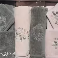 ست دوقلو حوله عروس داماد مارینا