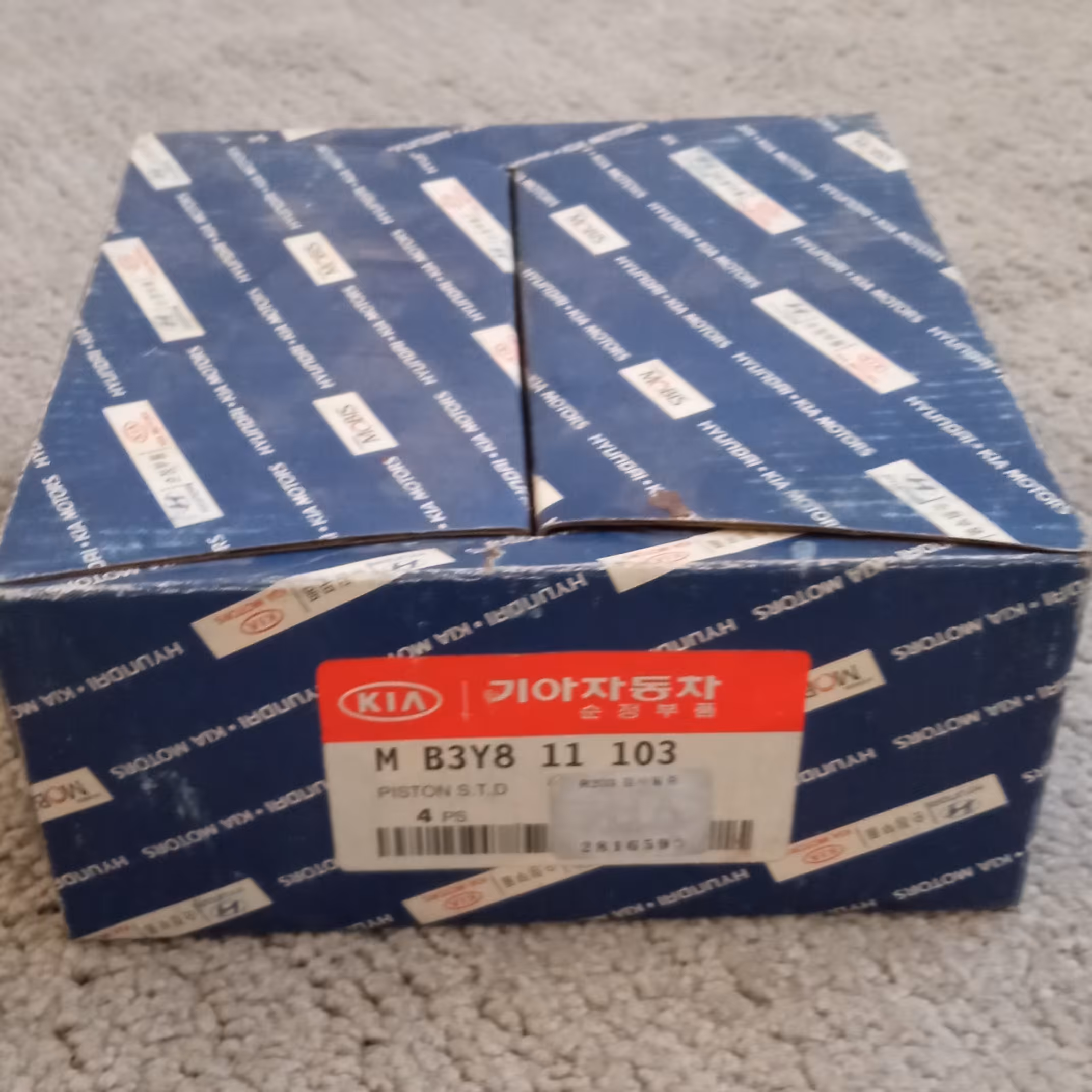 پیستون  موتور استاندارد  _MOBIS با گژنپین کره ای   پراید 