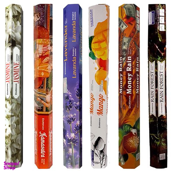 عود دارشان مدل ترکیبی کد Mix663 مجموعه 6 عددی