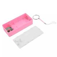 کیس پاور بانک و باتری صورتی رنگ