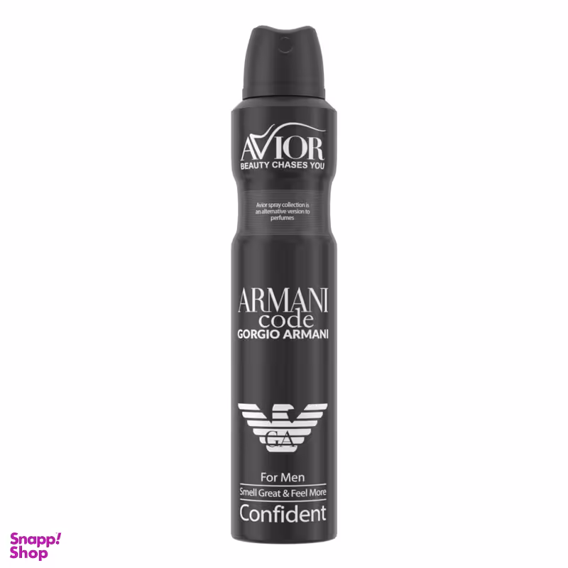 اسپری بدن مردانه اویور مدل Gorgio Armani Code حجم 200 میلی لیتر