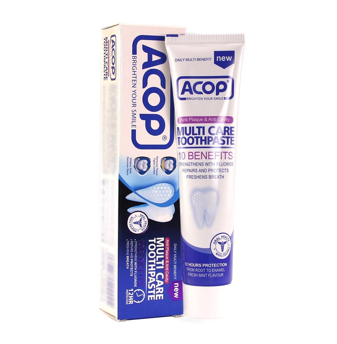 خمیر دندان آکوپ | مدل Multi care toothpaste | فروشگاه شبنم |