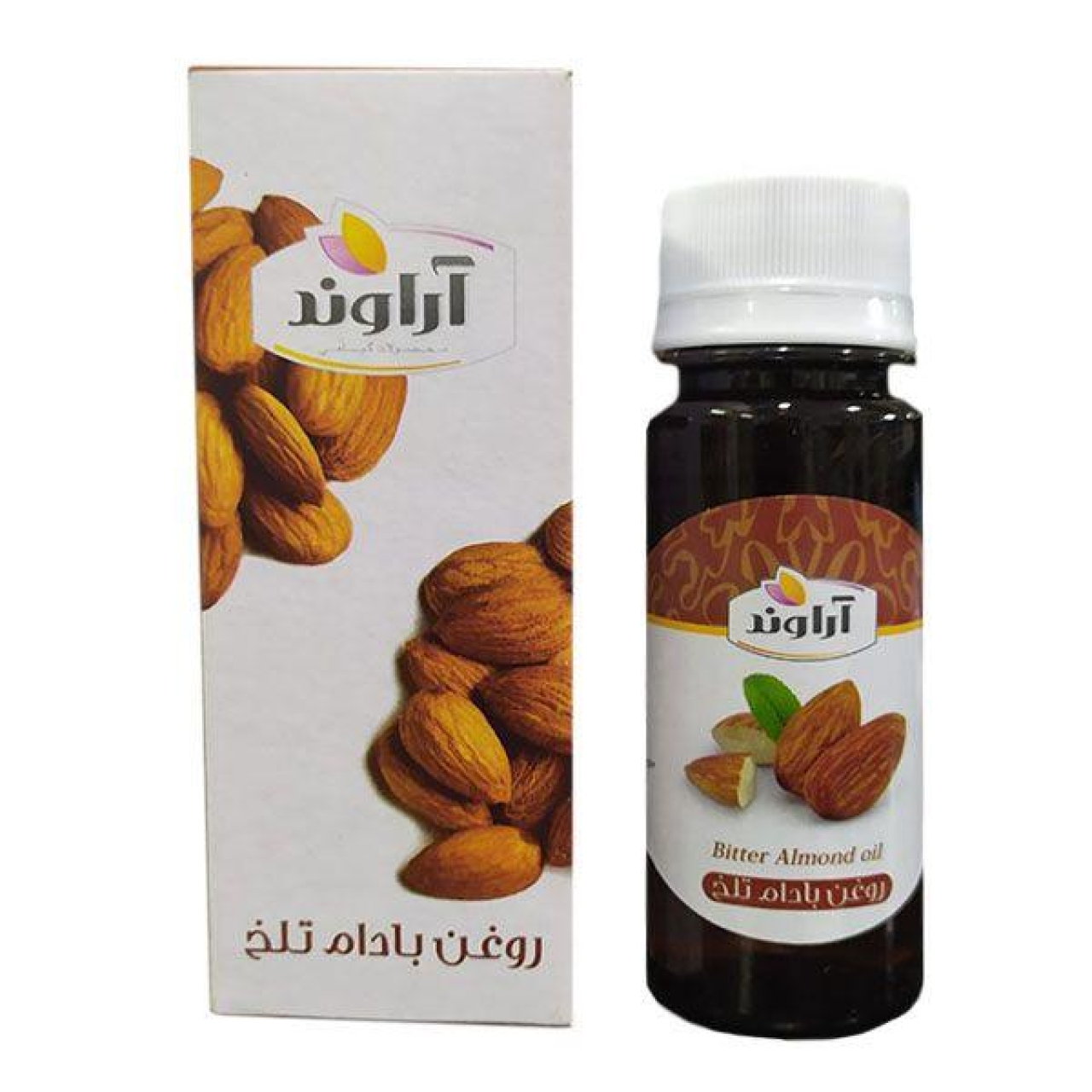 روغن بادام تلخ آراوند 60 میل