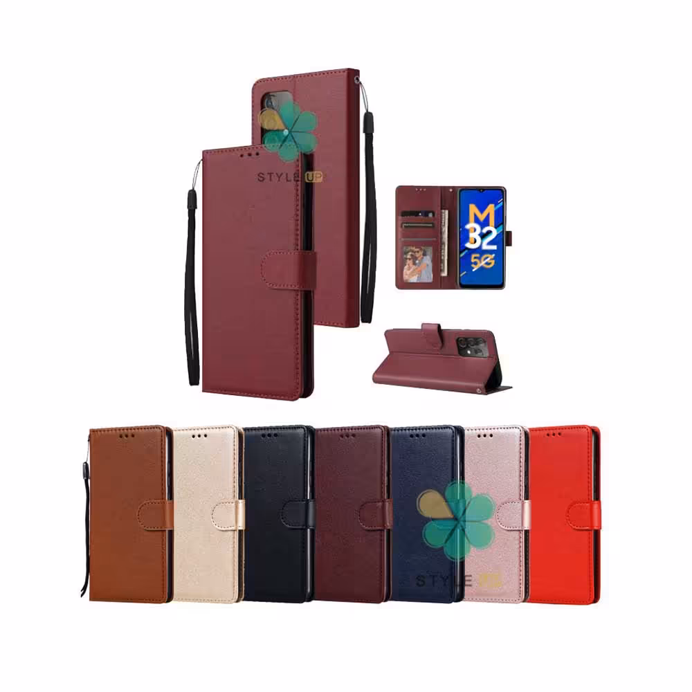 کیف چرم گوشی سامسونگ Samsung M32 5G مدل ایمپریال قفل دار