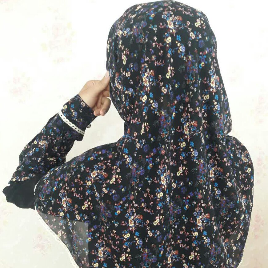 ست روسری و ساق حریر 17