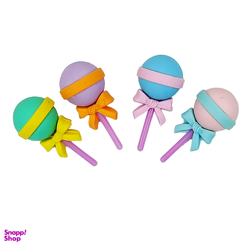 پاک کن مدل آبنبات بسته 4 عددی