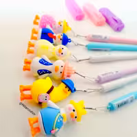 روانویس  آویزدار جوجه اردک سیلیکونی