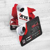 کارت ویزیت دوربین‌های مدار بسته | گرافیک با طعم تربچه