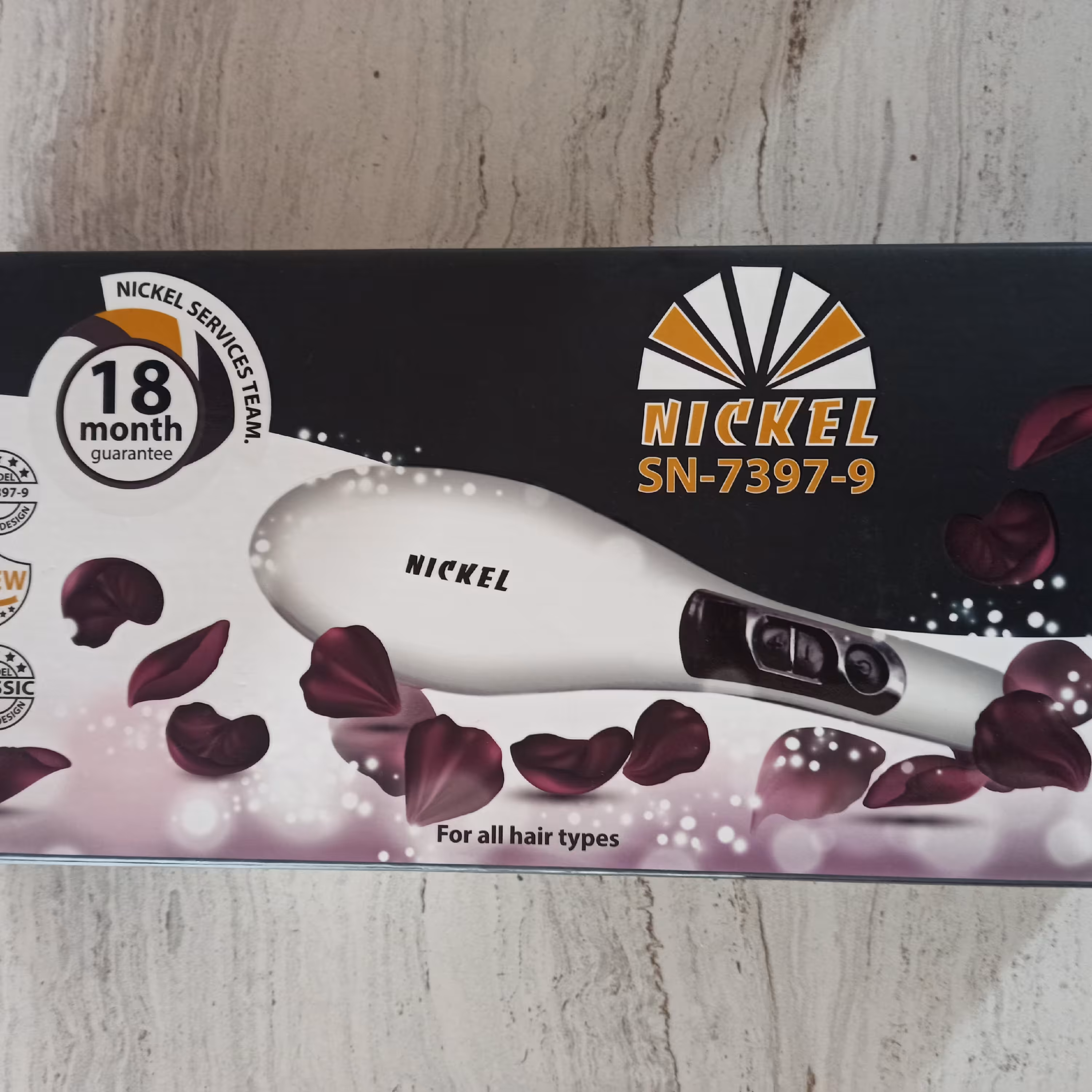 برس حرارتی برقی بسیار زیبا و جدید مناسب برای موهای بلند و کوتاه با قیمت استثنایی و کیفیتی فوق العاده