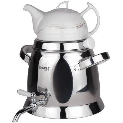 کتری و قوری 5.5 لیتری کف چدن براق برند ام جی اس MGS کد کالا K81010