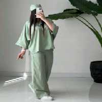 مانتو شلوار زنانه داکرون سارگل