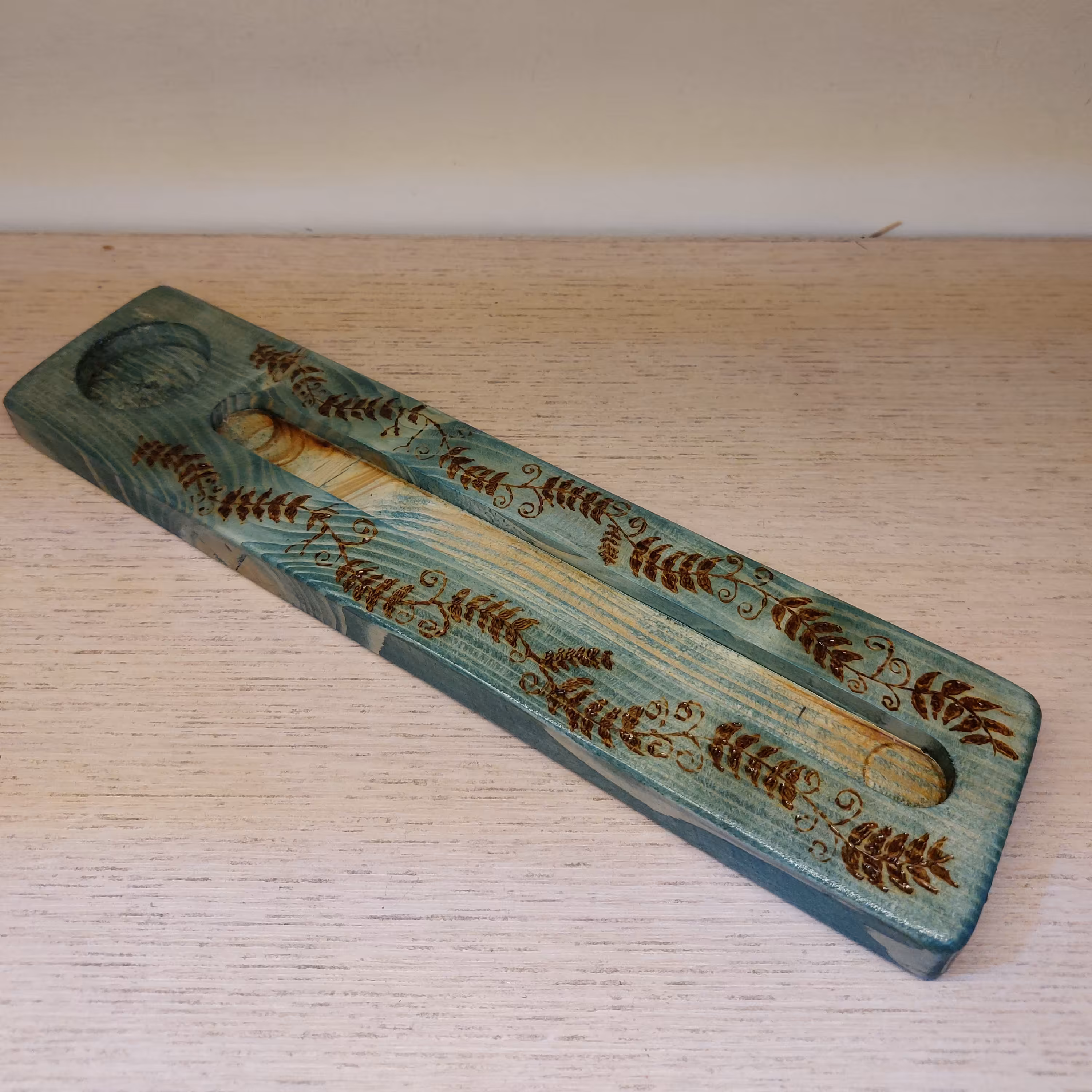 جاعودی وارمردار  چوبی دستساز سوخت نگاری ( جاعودی جاشمعی)